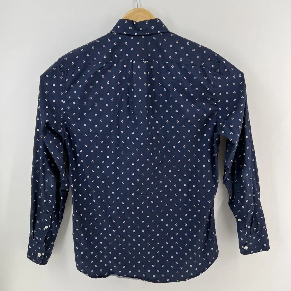 Lot of 2 J.CREW Slim Secret Wash Long Sleeve Button Down Shirts Size S 20x29 EUC